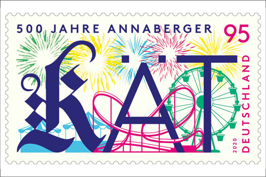 Briefmarke 500 Jahre Annaberger KÄT